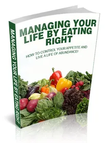 Managing Your Life By Eating Right cover