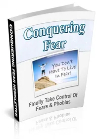 Conquering Fear Newsletter cover