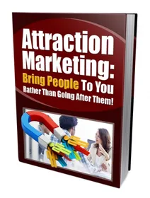 Attraction Marketing to Bring People cover